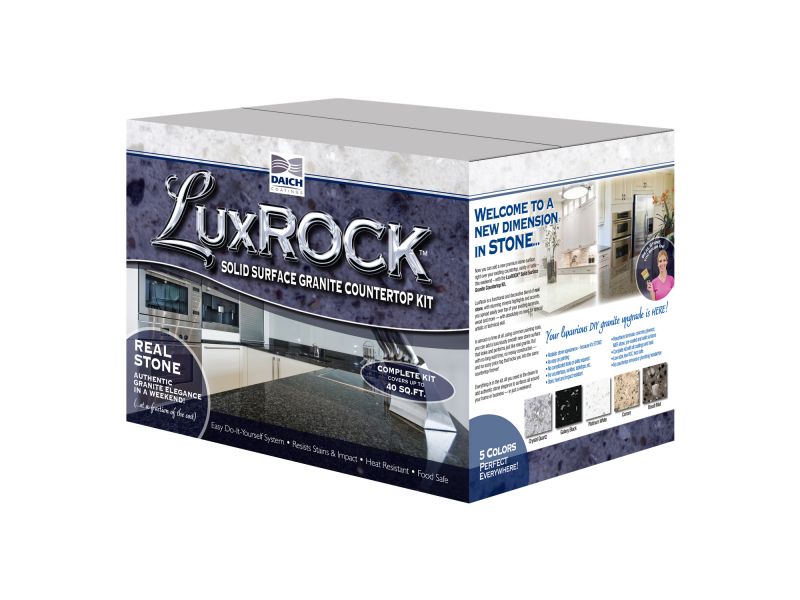 LuxROCK Solid Surface Granite Countertop Kit 